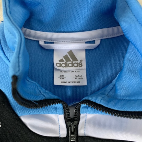 Baby Boys Adidas Tracksuit & Matching Tee - Picture 2 of 3